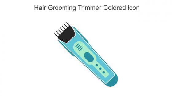 Hair Grooming Trimmer Colored Icon In Powerpoint Pptx Png And Editable Eps Format