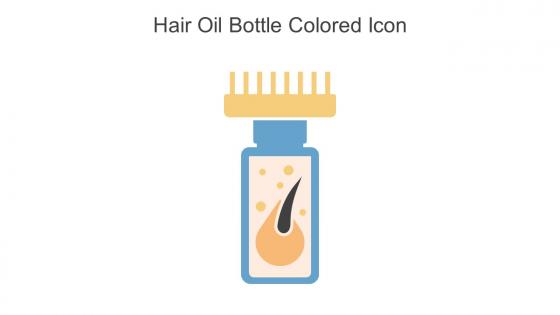Hair Oil Bottle Colored Icon In Powerpoint Pptx Png And Editable Eps Format