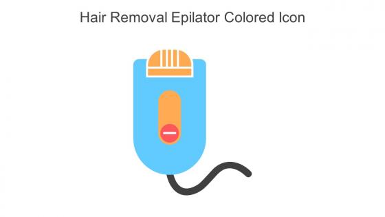 Hair Removal Epilator Colored Icon In Powerpoint Pptx Png And Editable Eps Format