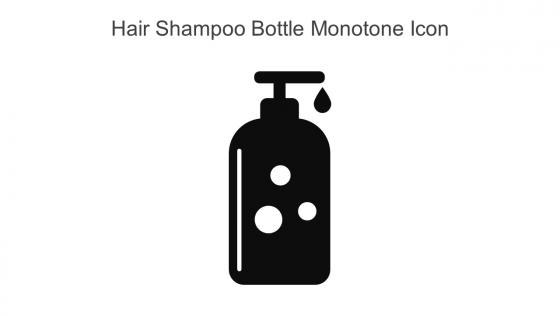 Hair Shampoo Bottle Monotone Icon In Powerpoint Pptx Png And Editable Eps Format