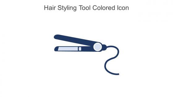 Hair Styling Tool Colored Icon In Powerpoint Pptx Png And Editable Eps Format
