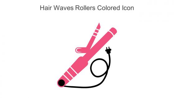 Hair Waves Rollers Colored Icon In Powerpoint Pptx Png And Editable Eps Format