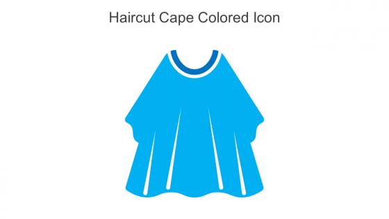 Haircut Cape Colored Icon In Powerpoint Pptx Png And Editable Eps Format