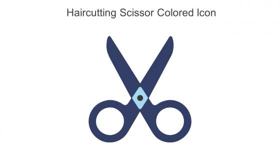 Haircutting Scissor Colored Icon In Powerpoint Pptx Png And Editable Eps Format