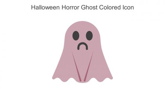 Halloween Horror Ghost Colored Icon In Powerpoint Pptx Png And Editable Eps Format