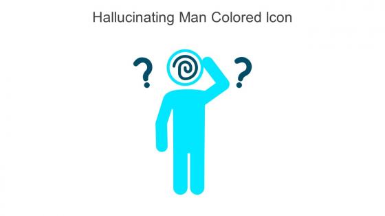 Hallucinating Man Colored Icon In Powerpoint Pptx Png And Editable Eps Format