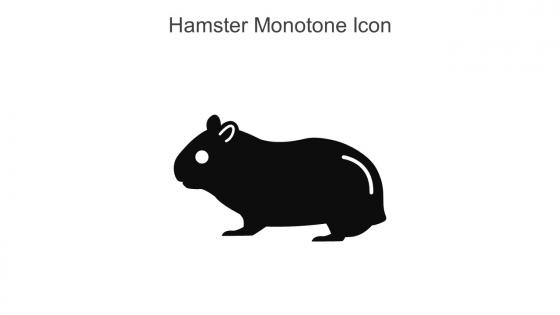 Hamster Monotone Icon In Powerpoint Pptx Png And Editable Eps Format