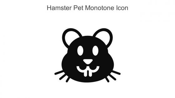 Hamster Pet Monotone Icon In Powerpoint Pptx Png And Editable Eps Format