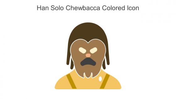 Han Solo Chewbacca Colored Icon In Powerpoint Pptx Png And Editable Eps Format
