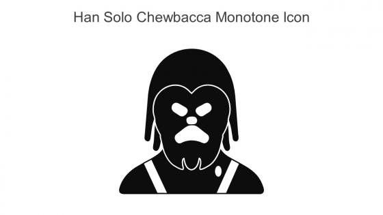 Han Solo Chewbacca Monotone Icon In Powerpoint Pptx Png And Editable Eps Format