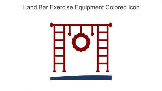Hand Bar Exercise Equipment Colored Icon In Powerpoint Pptx Png And Editable Eps Format