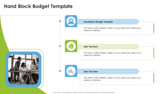 Hand Block Budget Template In Powerpoint And Google Slides Cpb