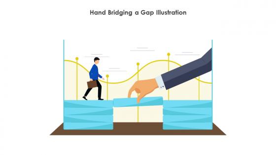 Hand Bridging A Gap Illustration
