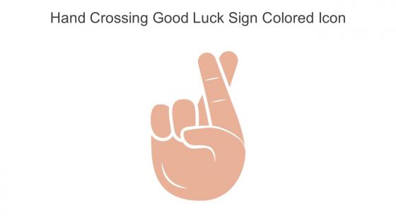 Hand Crossing Good Luck Sign Colored Icon In Powerpoint Pptx Png And Editable Eps Format