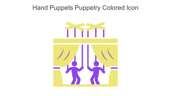 Hand Puppets Puppetry Colored Icon In Powerpoint Pptx Png And Editable Eps Format