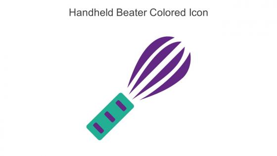 Handheld Beater Colored Icon In Powerpoint Pptx Png And Editable Eps Format