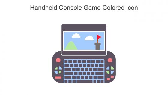 Handheld Console Game Colored Icon In Powerpoint Pptx Png And Editable Eps Format