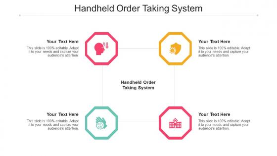 Handheld Order Taking System Ppt Powerpoint Presentation Styles Infographics Cpb