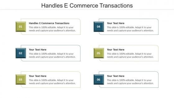 Handles e commerce transactions ppt powerpoint presentation professional gridlines cpb