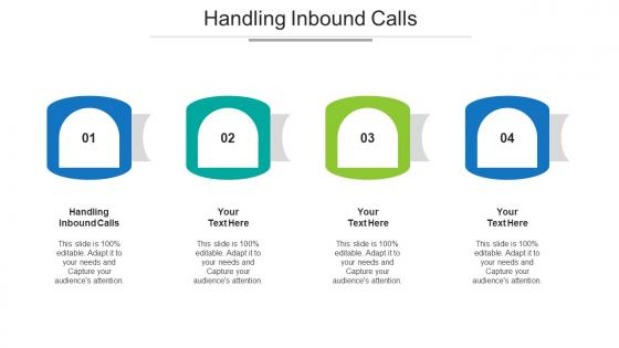 Handling Inbound Calls Ppt Powerpoint Presentation Infographics Objects Cpb
