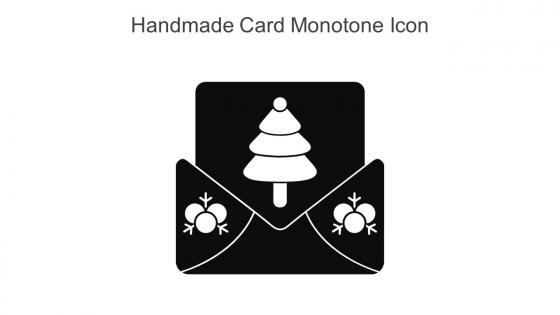 Handmade Card Monotone Icon In Powerpoint Pptx Png And Editable Eps Format