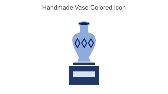 Handmade Vase Colored Icon In Powerpoint Pptx Png And Editable Eps Format