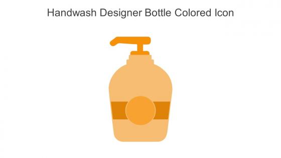 Handwash Designer Bottle Colored Icon In Powerpoint Pptx Png And Editable Eps Format