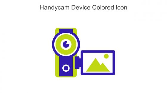 Handycam Device Colored Icon In Powerpoint Pptx Png And Editable Eps Format