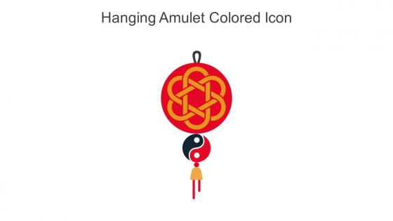 Hanging Amulet Colored Icon In Powerpoint Pptx Png And Editable Eps Format