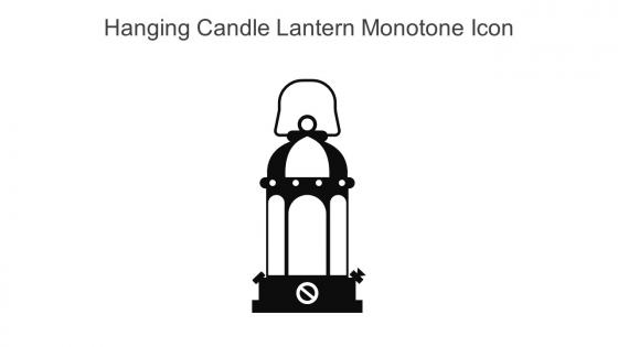 Hanging Candle Lantern Monotone Icon In Powerpoint Pptx Png And Editable Eps Format