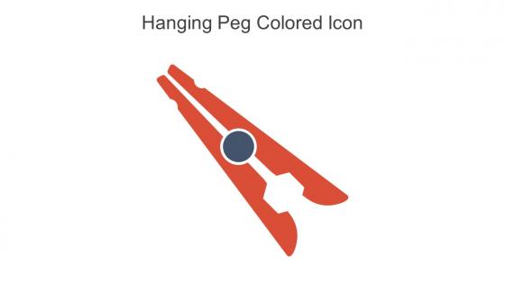 Hanging Peg Colored Icon In Powerpoint Pptx Png And Editable Eps Format