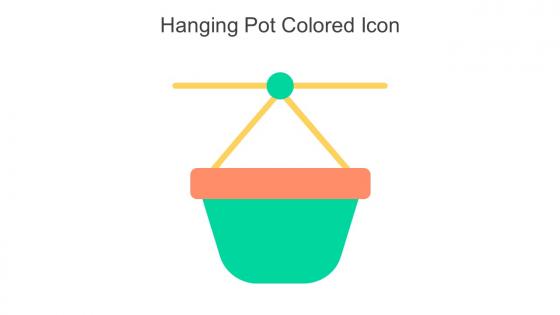 Hanging Pot Colored Icon In Powerpoint Pptx Png And Editable Eps Format