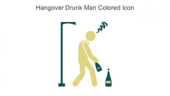 Hangover Drunk Man Colored Icon In Powerpoint Pptx Png And Editable Eps Format