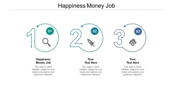 Happiness money job ppt powerpoint presentation model microsoft cpb