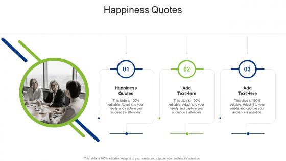 Happiness Quotes In Powerpoint And Google Slides Cpb
