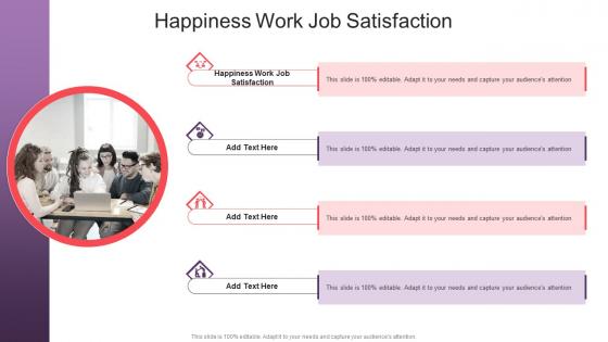 Happiness Work Job Satisfaction In Powerpoint And Google Slides Cpb
