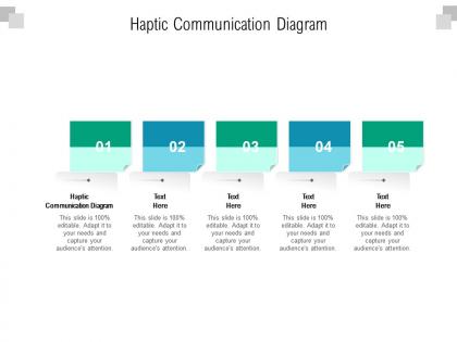 Haptic communication diagram ppt powerpoint presentation example 2015 cpb