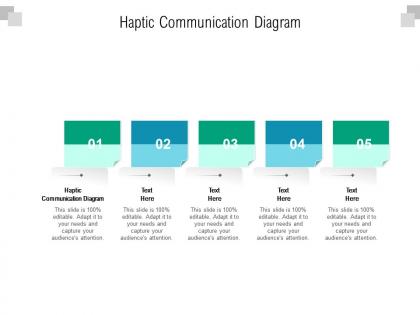 Haptic communication diagram ppt powerpoint presentation pictures format ideas cpb