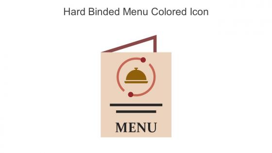 Hard Binded Menu Colored Icon In Powerpoint Pptx Png And Editable Eps Format