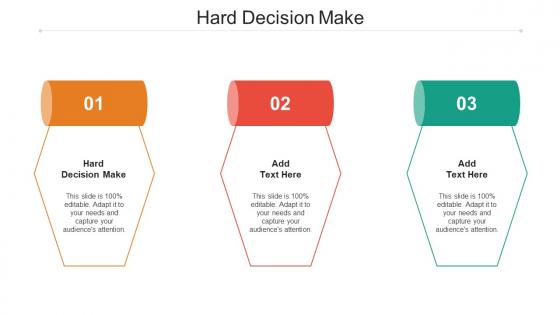 Hard Decision Make Ppt Powerpoint Presentation Summary File Formats Cpb