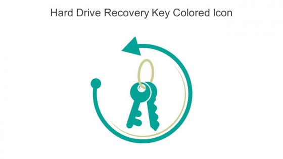 Hard Drive Recovery Key Colored Icon In Powerpoint Pptx Png And Editable Eps Format