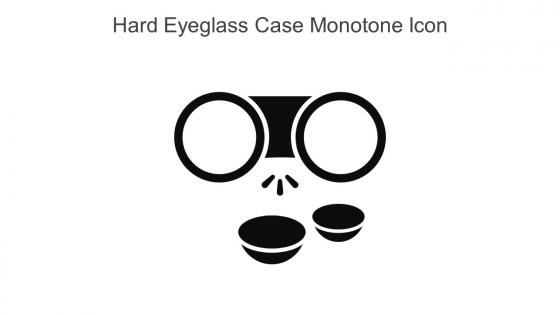 Hard Eyeglass Case Monotone Icon In Powerpoint Pptx Png And Editable Eps Format