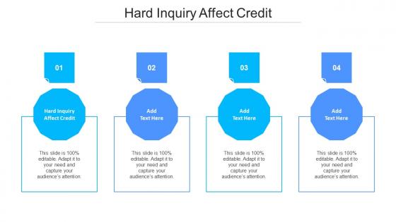 Hard Inquiry Affect Credit Ppt Powerpoint Presentation Ideas Visuals Cpb