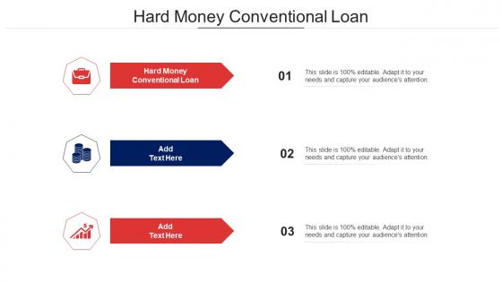 Hard Money Conventional Loan Ppt Powerpoint Presentation Summary Introduction Cpb