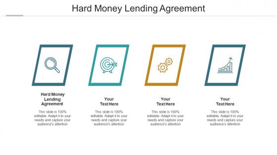 Hard Money Lending Agreement Ppt Powerpoint Presentation File Infographic Template Cpb