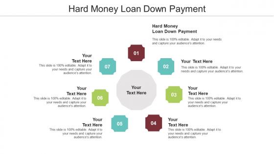 Hard Money Loan Down Payment Ppt Powerpoint Presentation Slides Design Templates Cpb
