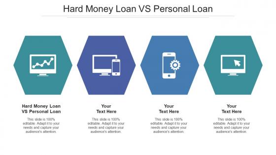 Hard Money Loan Vs Personal Loan Ppt Powerpoint Presentation Ideas Good Cpb