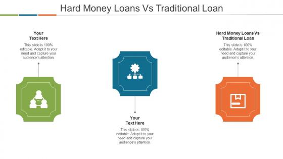 Hard Money Loans Vs Traditional Loan Ppt Powerpoint Presentation Model Graphics Cpb