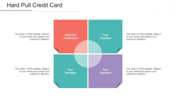 Hard Pull Credit Card Ppt Powerpoint Presentation Infographics Layout Cpb