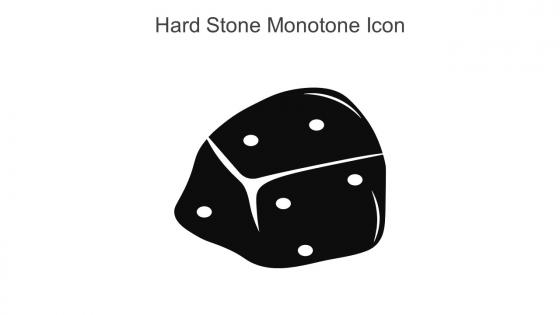 Hard Stone Monotone Icon In Powerpoint Pptx Png And Editable Eps Format